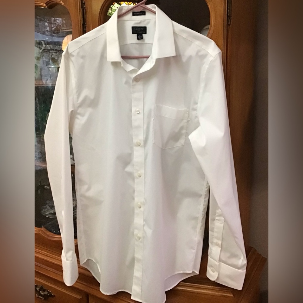J. Crew Thompson Flex Wrinkle Free Men’s Button Up Long Sleeve Shirt